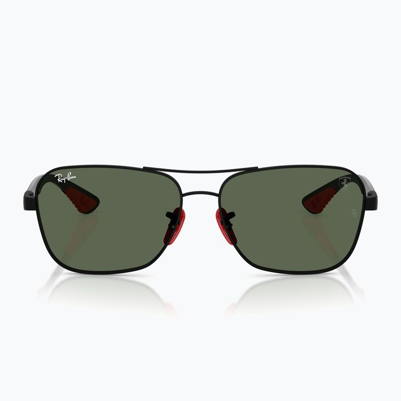 Okulary przeciwsłoneczne Ray-Ban Rb8336M Scuderia matt black/dark green 6