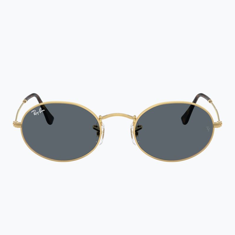 Okulary przeciwsłoneczne Ray-Ban Oval arista gold/blue 2