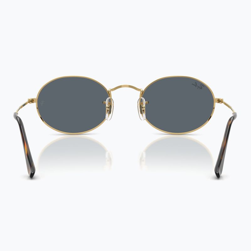 Okulary przeciwsłoneczne Ray-Ban Oval arista gold/blue 5