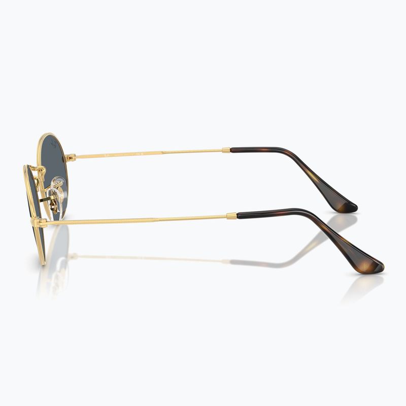 Okulary przeciwsłoneczne Ray-Ban Oval arista gold/blue 6