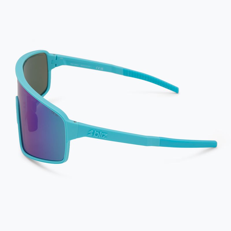 Okulary przeciwsłoneczne Bliz P001S matte turquoise/green/blue green revo 4