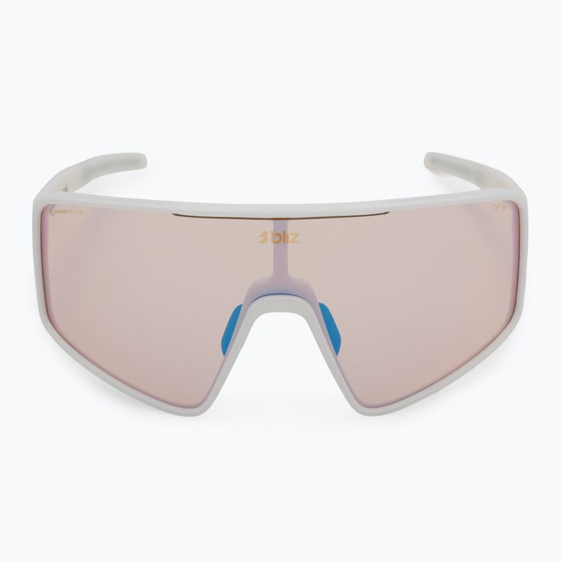 Okulary przeciwsłoneczne Bliz P001S Nano Optics Nordic Light matte white/coral/orange blue multi 3