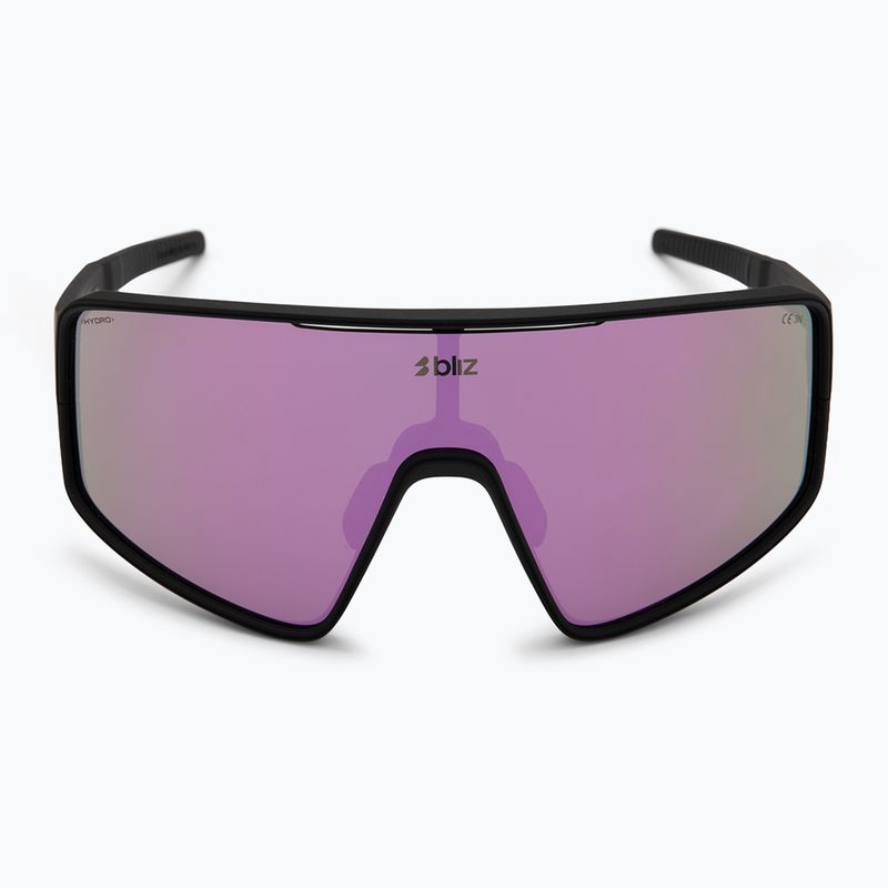 Okulary przeciwsłoneczne Bliz P001S matte black/brown pink mirror 3