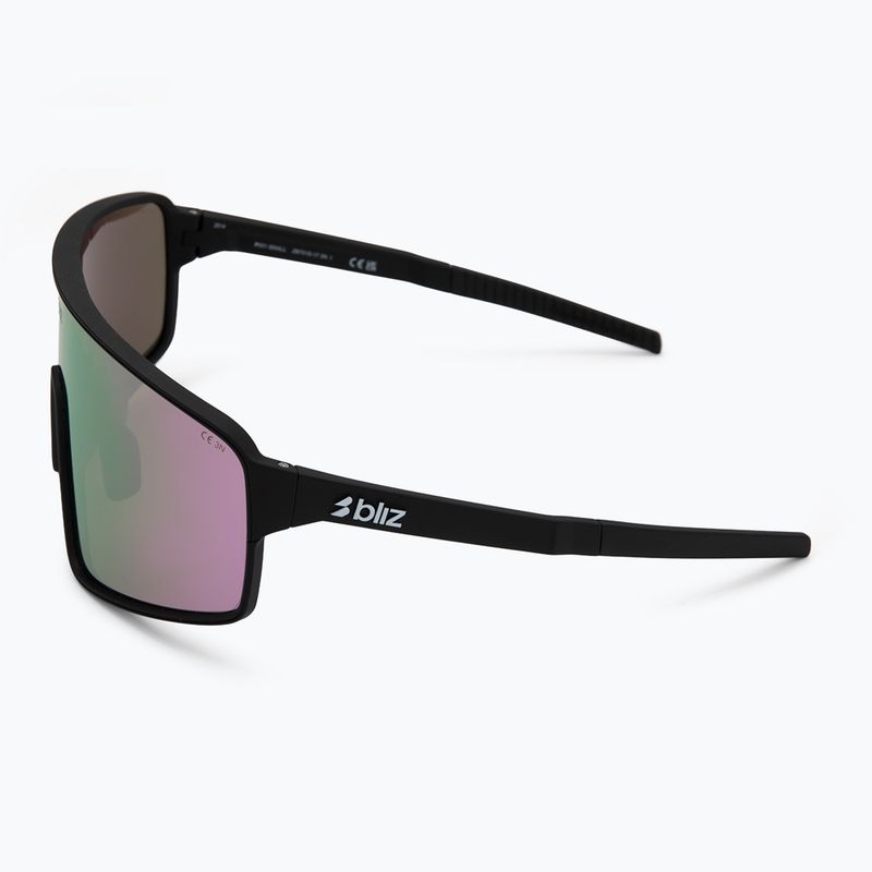 Okulary przeciwsłoneczne Bliz P001S matte black/brown pink mirror 4
