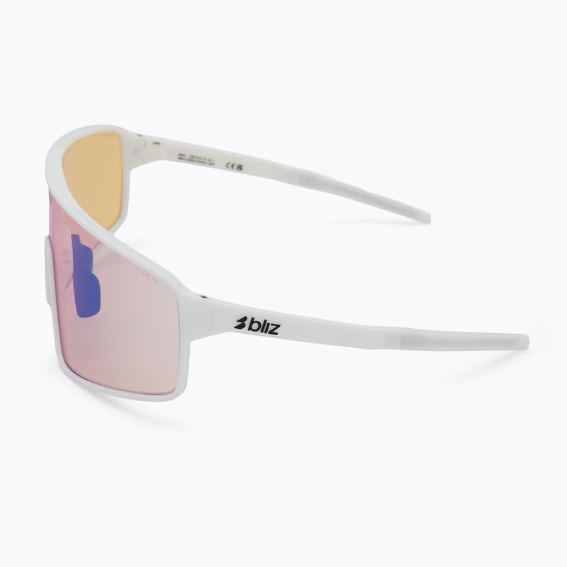 Okulary przeciwsłoneczne Bliz P001 Nano Optics Nordic Light matte white/coral/orange blue multi 4