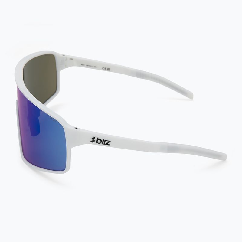 Okulary przeciwsłoneczne Bliz P001 matte white/grey blue mirror 4
