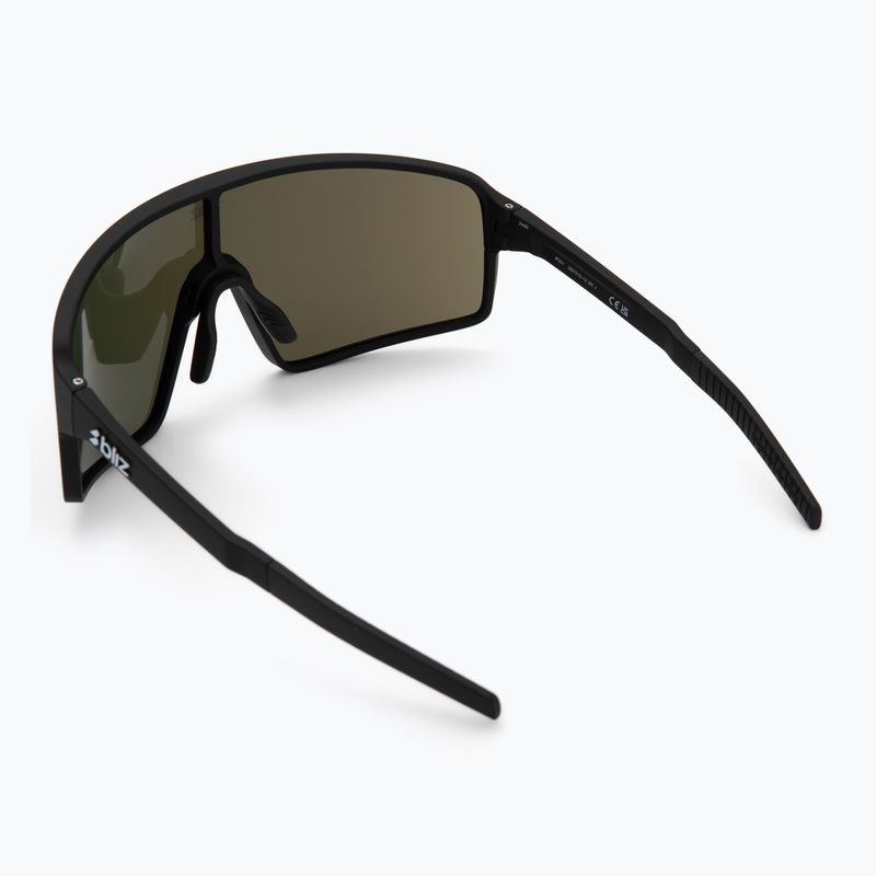 Okulary przeciwsłoneczne Bliz P001 matte black/grey blue mirror 2