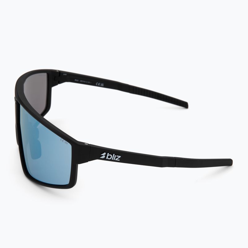 Okulary przeciwsłoneczne Bliz P002 matte black/smoke ice blue 4
