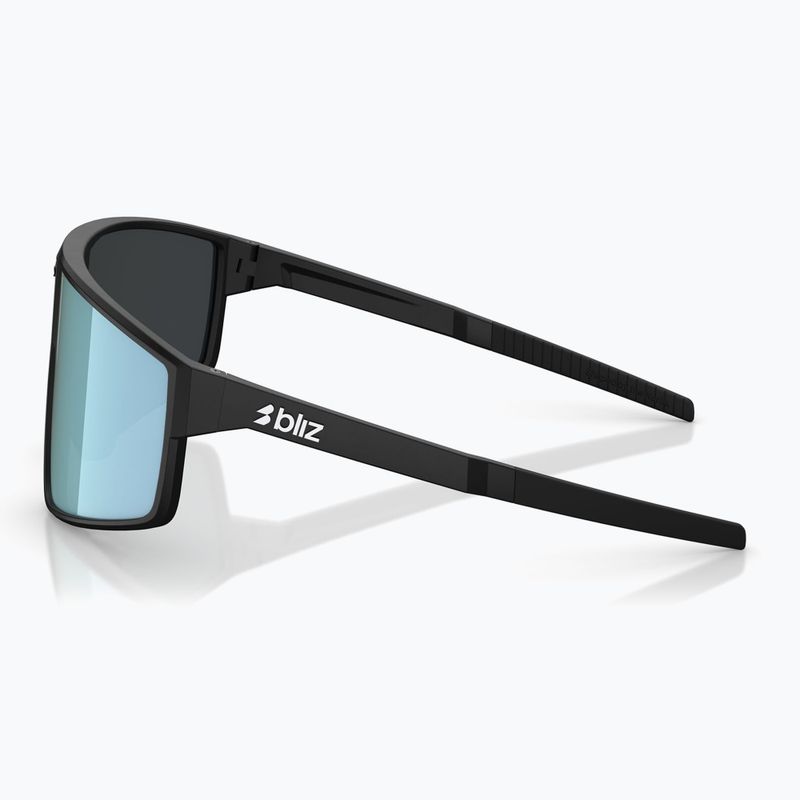 Okulary przeciwsłoneczne Bliz P002 matte black/smoke ice blue 4