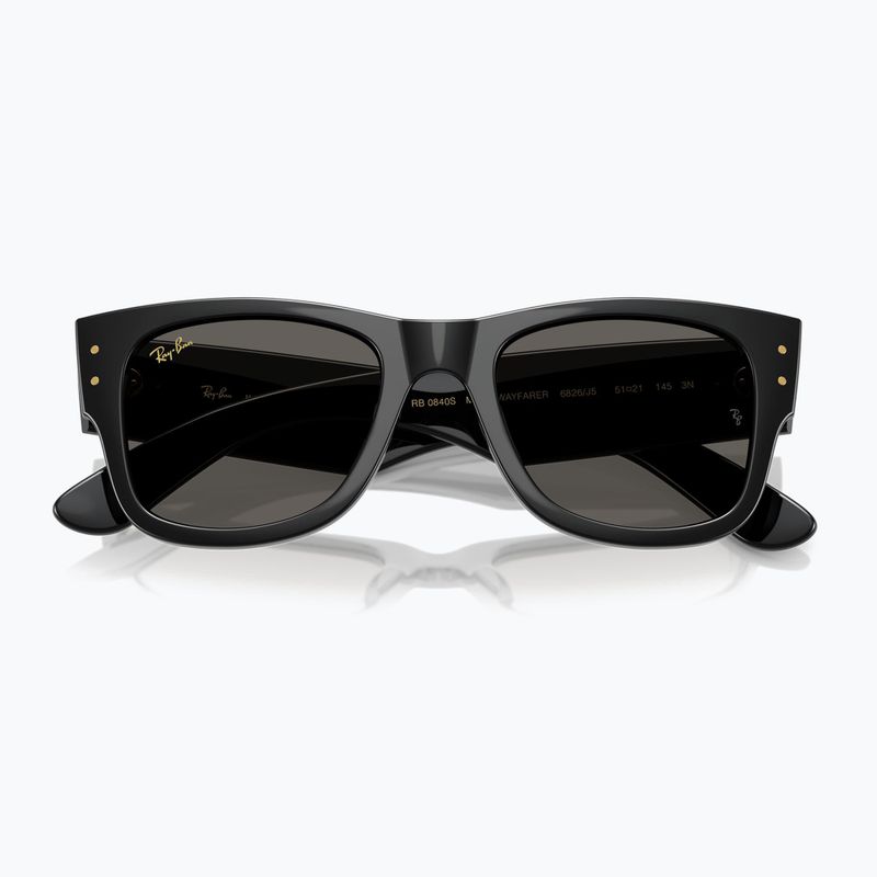 Okulary przeciwsłoneczne Ray-Ban Mega Wayfarer black/black 3