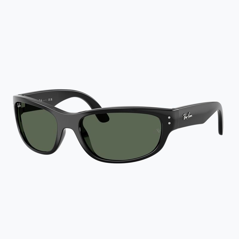 Okulary przeciwsłoneczne dziecięce Ray-Ban Balorama Bio Based black/dark green 4