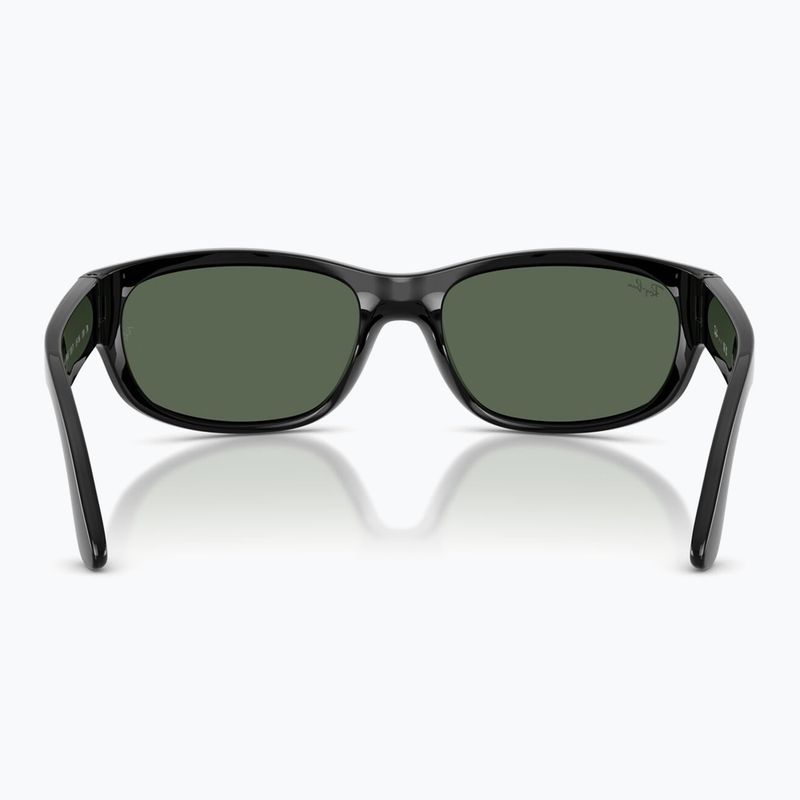 Okulary przeciwsłoneczne dziecięce Ray-Ban Balorama Bio Based black/dark green 5
