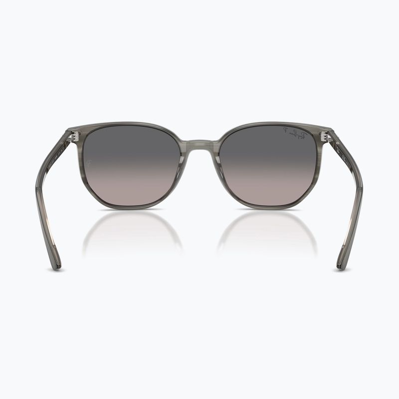 Okulary przeciwsłoneczne Ray-Ban Elliot grey/grey gradient polarized 5