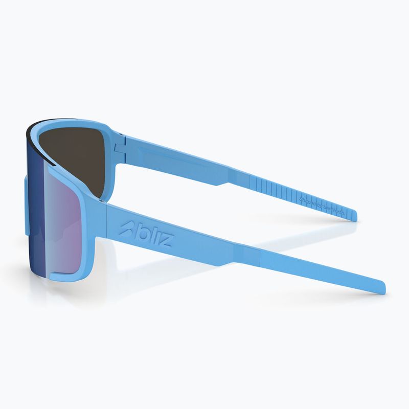 Okulary przeciwsłoneczne Bliz P003 matte blue/grey blue mirror 4
