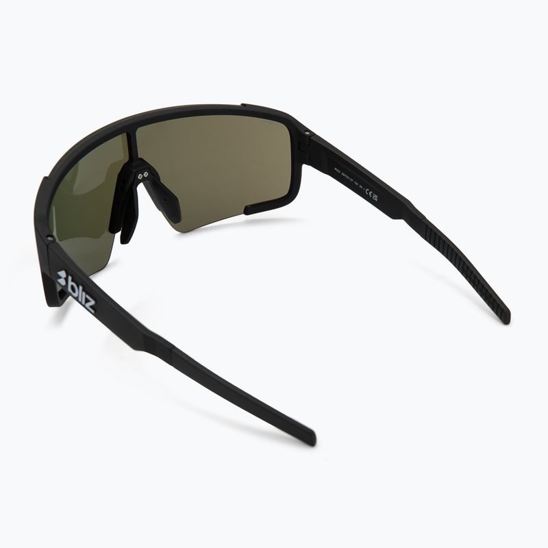Okulary przeciwsłoneczne Bliz P003 matte black/grey blue mirror 2