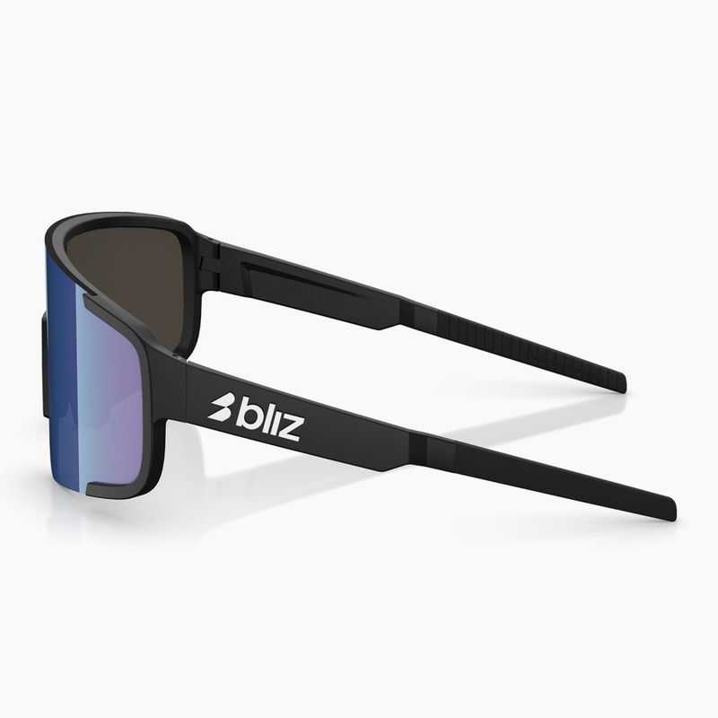 Okulary przeciwsłoneczne Bliz P003 Small matte black/grey blue mirror 4