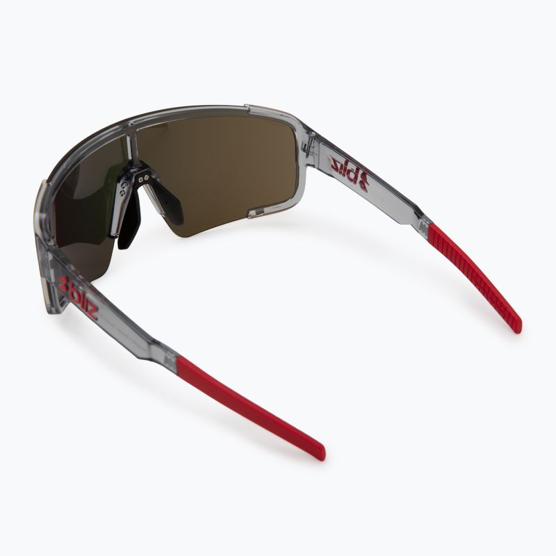 Okulary przeciwsłoneczne Bliz P003 transparent dark grey/brown red multi 2