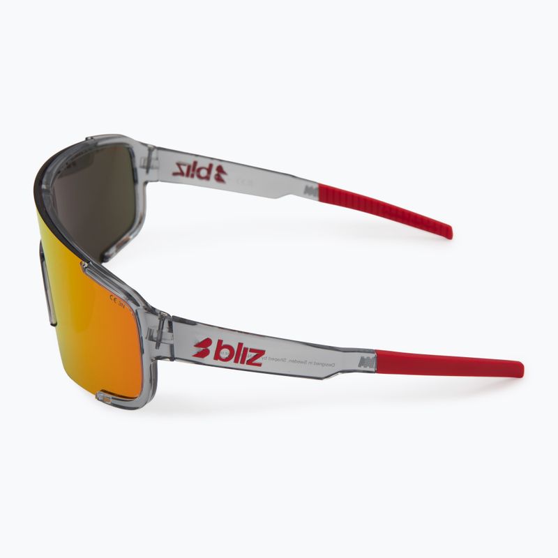 Okulary przeciwsłoneczne Bliz P003 transparent dark grey/brown red multi 4