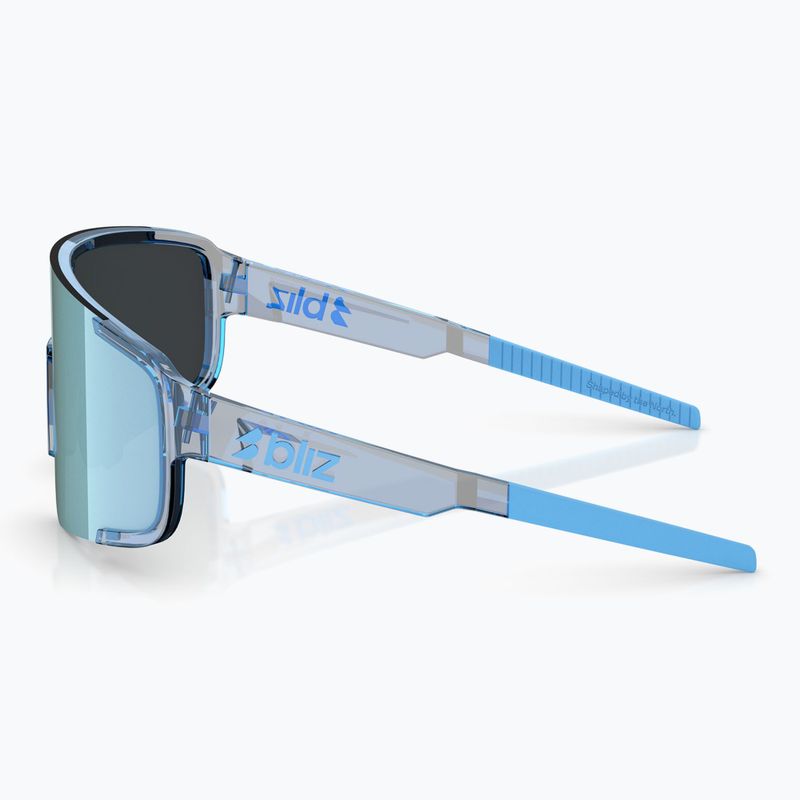 Okulary przeciwsłoneczne Bliz P003 transparent blue/smoke ice blue multi 4