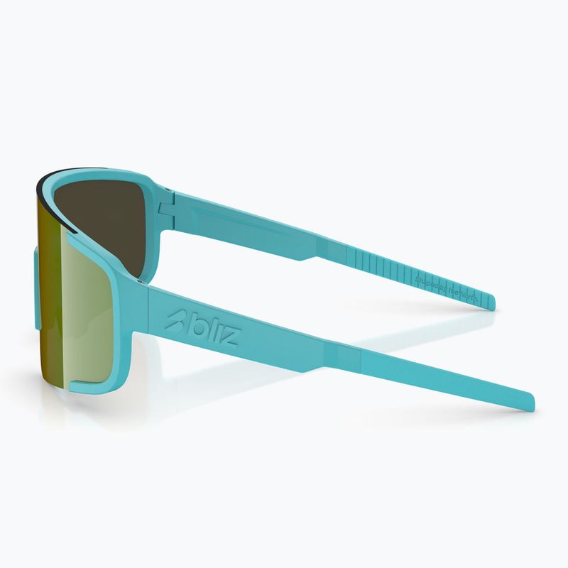 Okulary przeciwsłoneczne Bliz P003 Small matte turquoise/green/blue/green revo 4