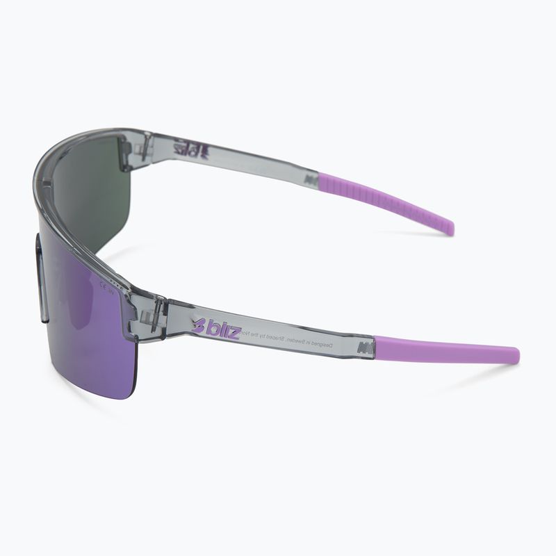 Okulary przeciwsłoneczne Bliz P004 Small crystal black/grey purple multi 4
