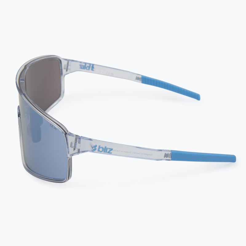 Okulary przeciwsłoneczne Bliz P001 transparent blue/smoke ice blue multi 4