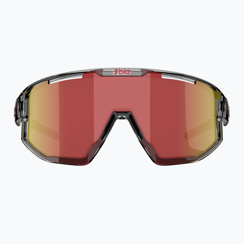 Okulary przeciwsłoneczne Bliz Fusion transparent dark grey/brow red multi 2
