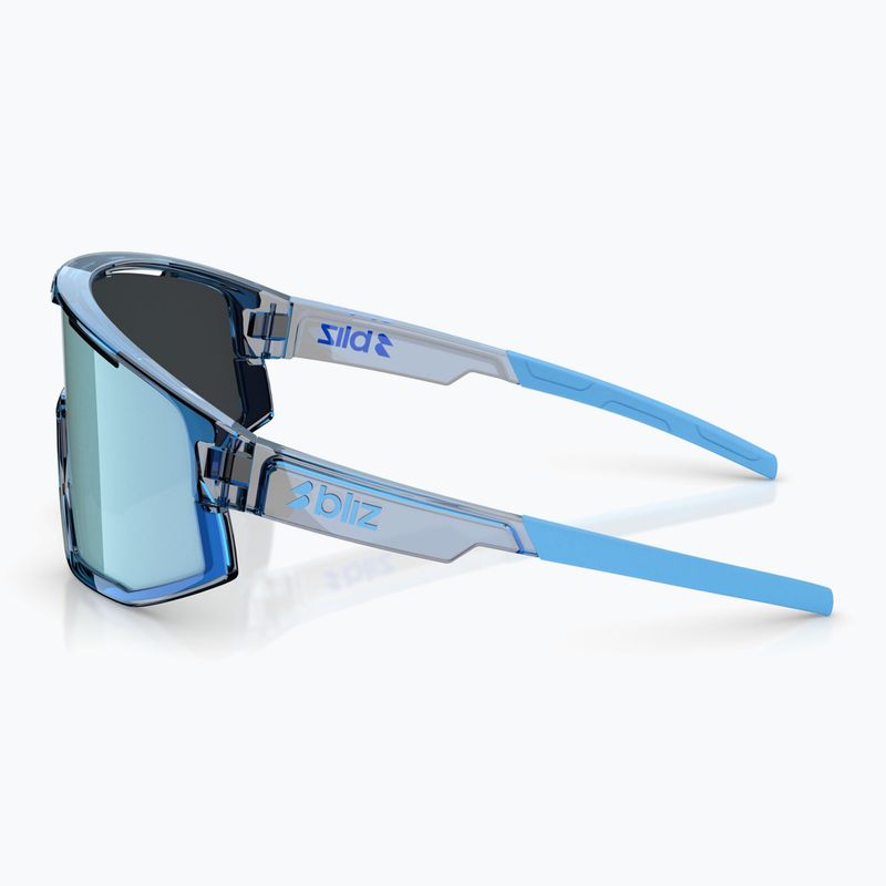 Okulary przeciwsłoneczne Bliz Fusion transparent blue/smoke ice blue multi 4