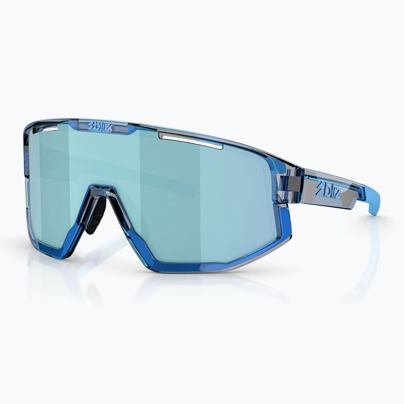 Okulary przeciwsłoneczne Bliz Fusion Small transparent blue/smoke ice blue multi