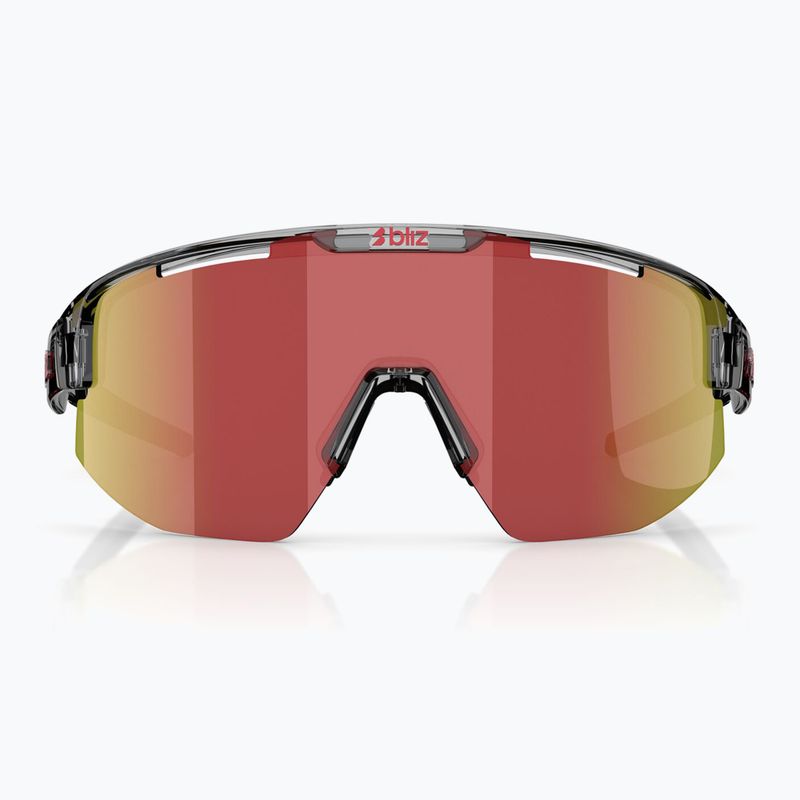 Okulary przeciwsłoneczne Bliz Matrix transparent dark grey/brown red multi 2