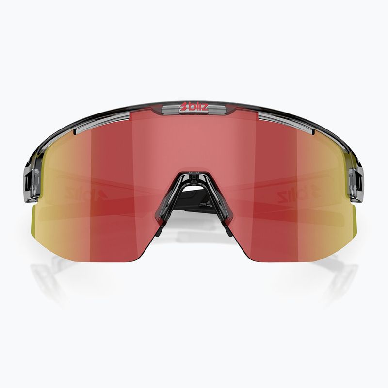 Okulary przeciwsłoneczne Bliz Matrix transparent dark grey/brown red multi 3