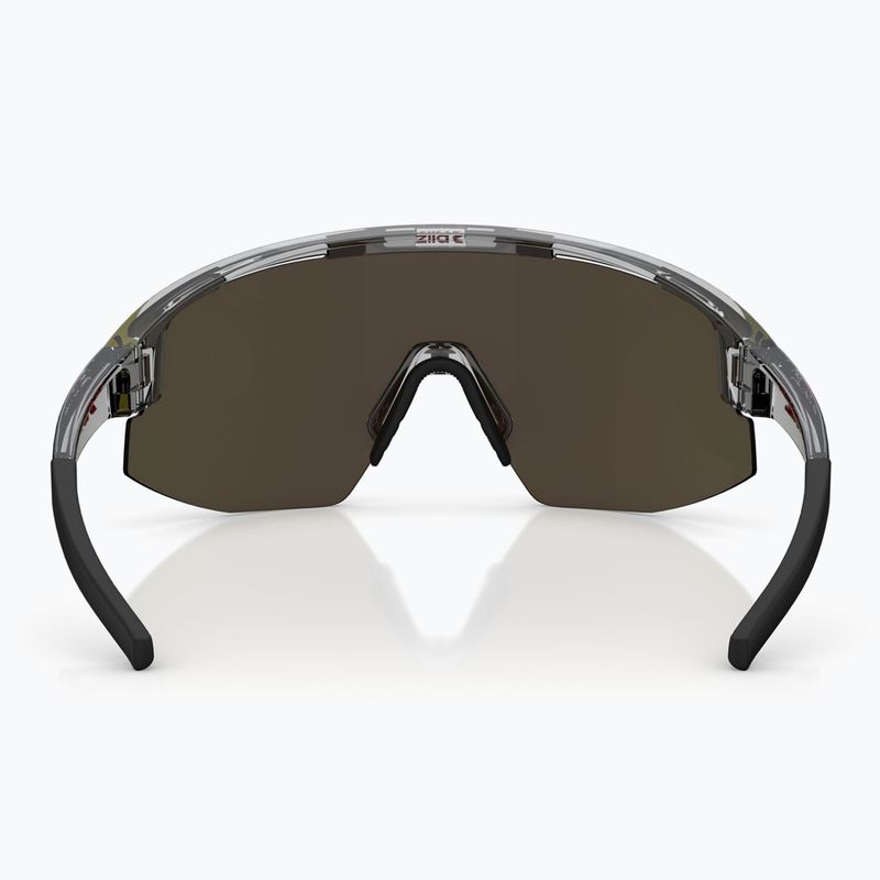 Okulary przeciwsłoneczne Bliz Matrix transparent dark grey/brown red multi 5