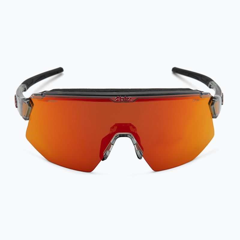 Okulary przeciwsłoneczne Bliz Breeze transparent dark grey/brown red multi 4
