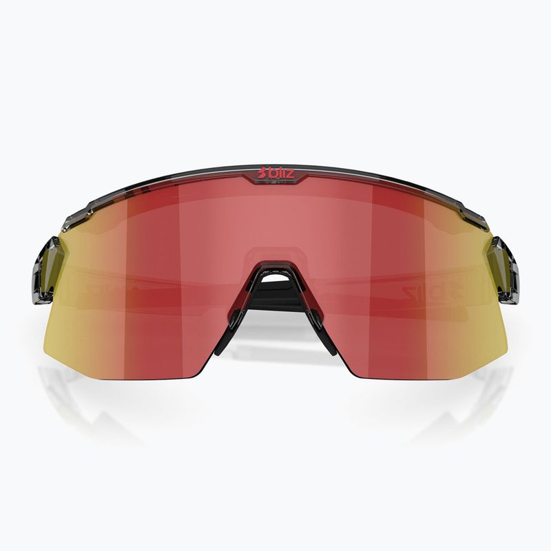 Okulary przeciwsłoneczne Bliz Breeze transparent dark grey/brown red multi 3
