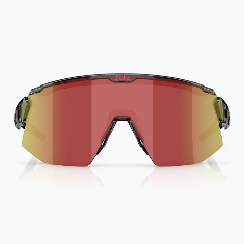 Okulary przeciwsłoneczne Bliz Breeze transparent dark grey/brown red multi 4