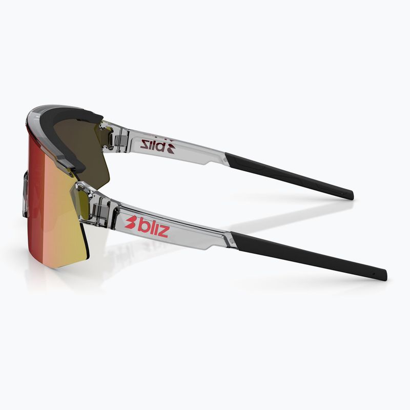 Okulary przeciwsłoneczne Bliz Breeze transparent dark grey/brown red multi 5