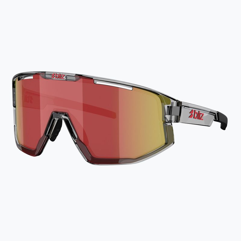 Okulary przeciwsłoneczne Bliz Vision transparent dark grey/brown red multi