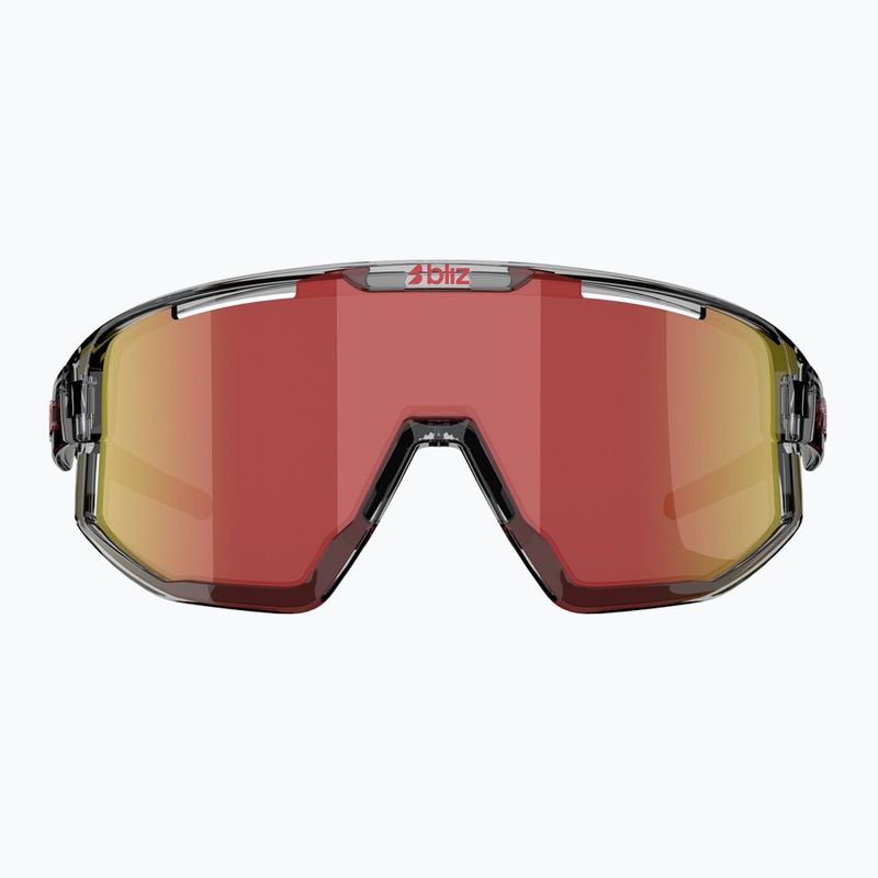 Okulary przeciwsłoneczne Bliz Vision transparent dark grey/brown red multi 2