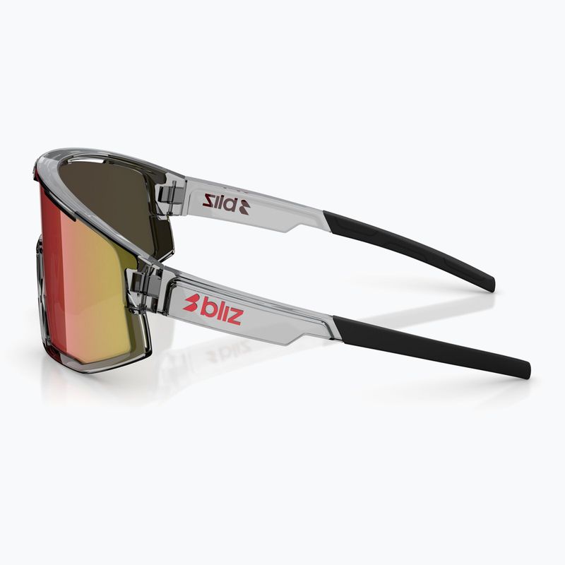 Okulary przeciwsłoneczne Bliz Vision transparent dark grey/brown red multi 4
