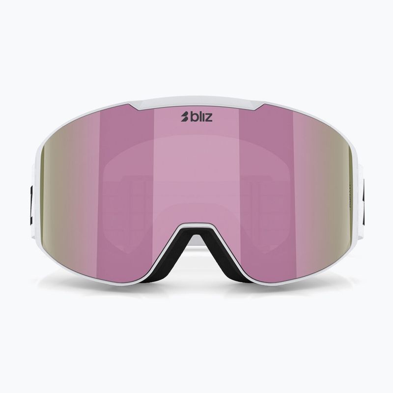 Gogle narciarskie Bliz G004 matte white/brown/pink multi 2