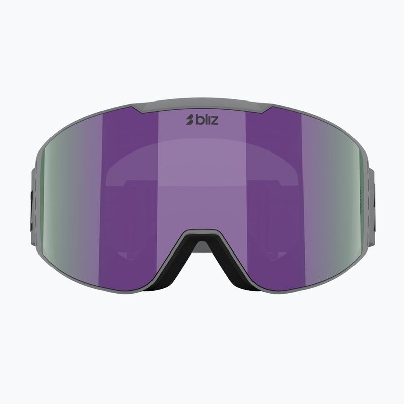 Gogle narciarskie Bliz G004 matte grey/brown/purple multi 2