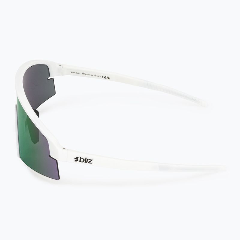 Okulary przeciwsłoneczne Bliz P006S matte white/smoke purple mirror 4