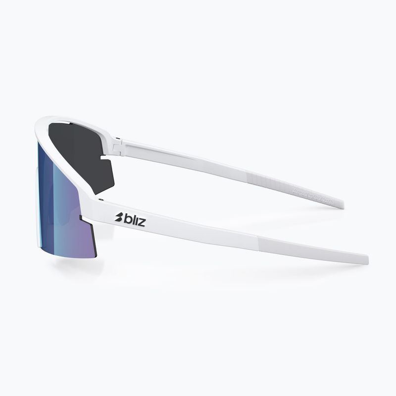 Okulary przeciwsłoneczne Bliz P006S matte white/smoke purple mirror 4