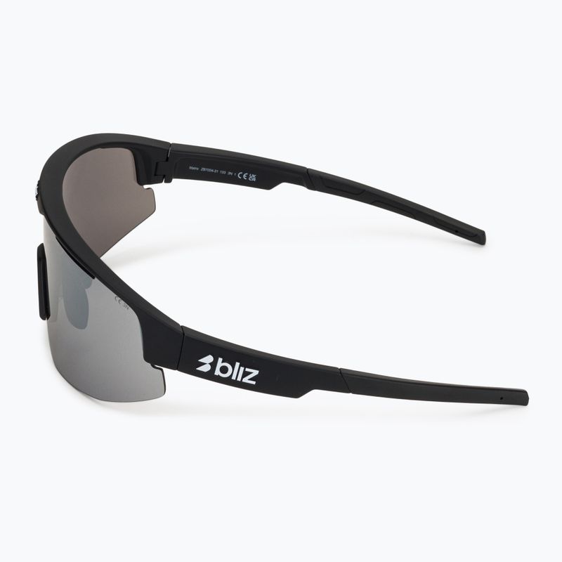 Okulary przeciwsłoneczne Bliz Matrix matte black/smoke silver mirror 4