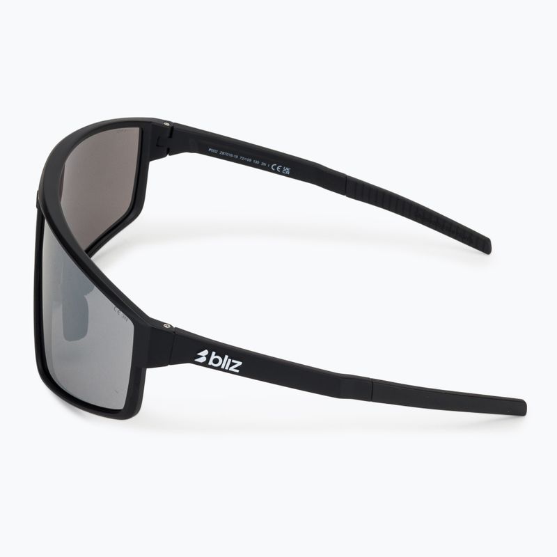 Okulary przeciwsłoneczne Bliz P002 matte black/smoke silver mirror 4