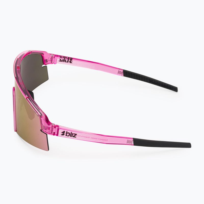Okulary przeciwsłoneczne Bliz P006S transparent pink/brown rose multi 4