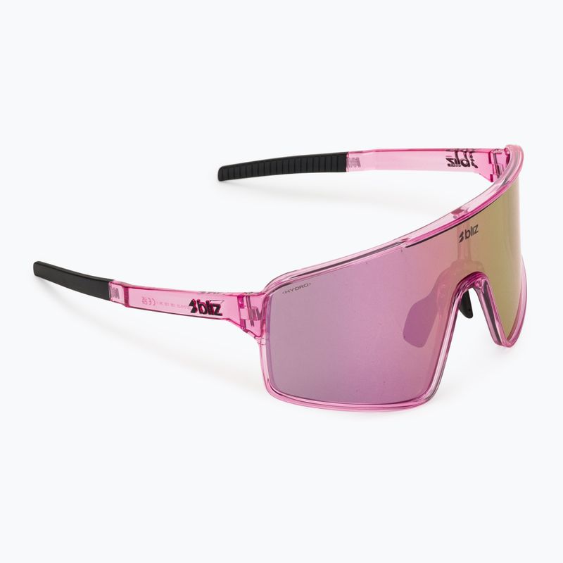 Okulary przeciwsłoneczne Bliz P001S transparent pink/brown rose multi