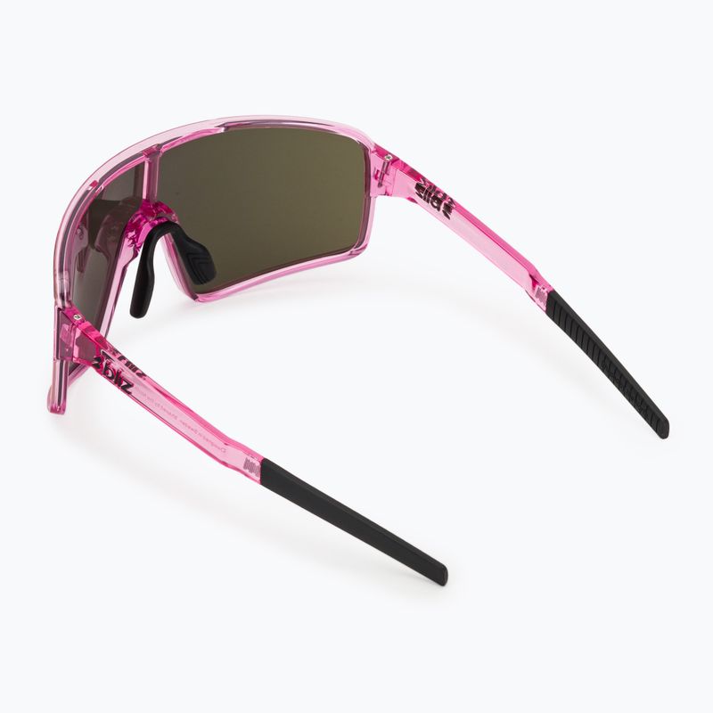 Okulary przeciwsłoneczne Bliz P001S transparent pink/brown rose multi 2