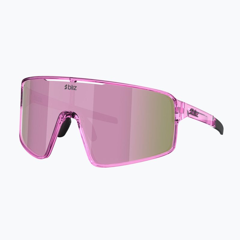 Okulary przeciwsłoneczne Bliz P001S transparent pink/brown rose multi