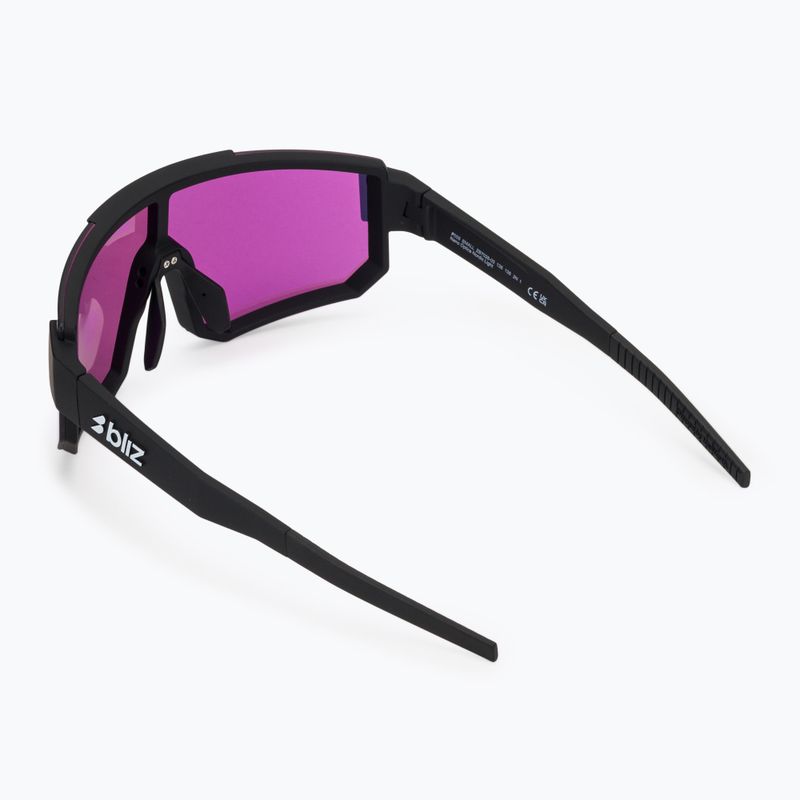 Okulary przeciwsłoneczne Bliz P005S matte black/nano optics violet blue multi 2
